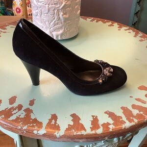 Kenneth Cole Reaction “Bongy Gem” Black Dress Pumps